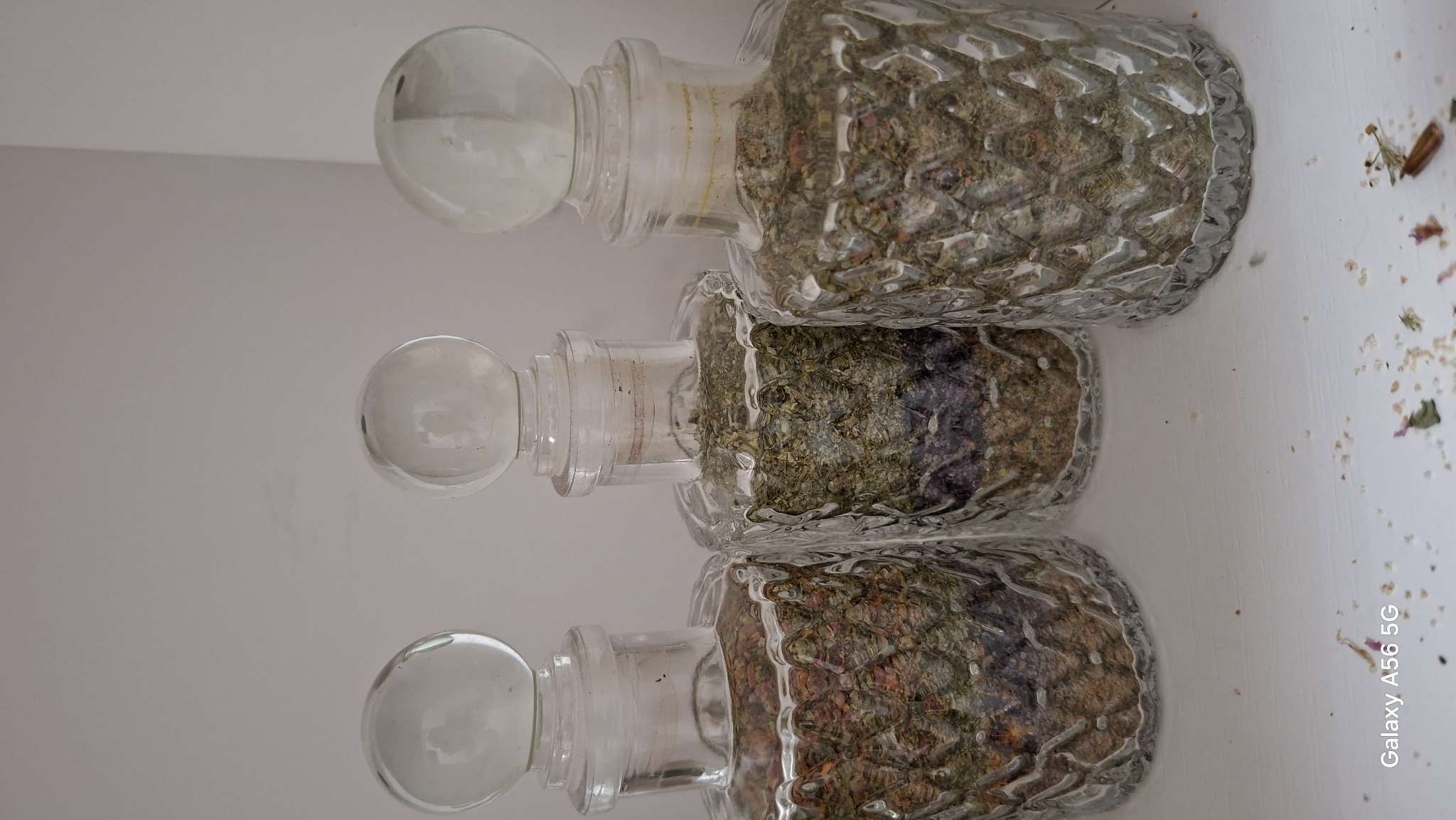 Фотография покупателя товара Банка для сыпучих Доляна «Афина», 40 мл, 4.2×10 см, стекло, прозрачная - Фото 1