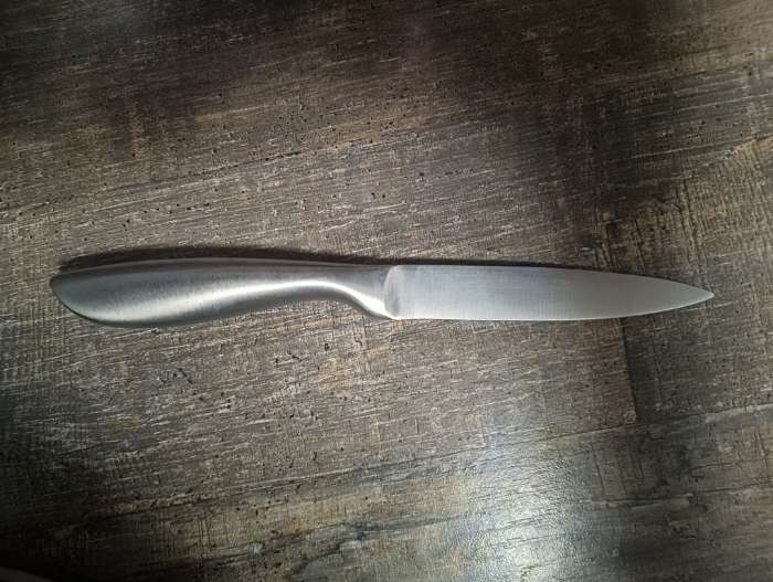 Фотография покупателя товара Нож кухонный универсальный Доляна Salomon, длина лезвия 12.5 см - Фото 1