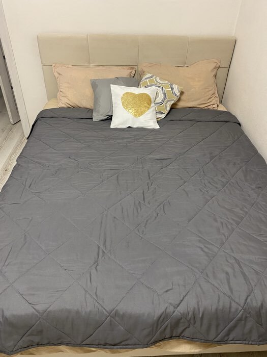 Фотография покупателя товара Наволочка декоративная Этель «Сердце» цвет золотой,40×40 см, велюр - Фото 1