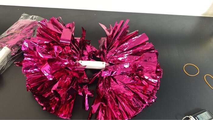 Фотография покупателя товара Помпон для чирлидинга, фуксия - Фото 1