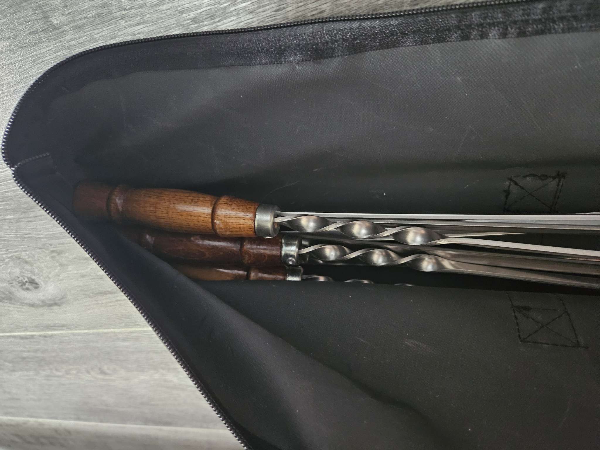 Фотография покупателя товара Чехол для шампуров, 75×23 см, черный - Фото 2