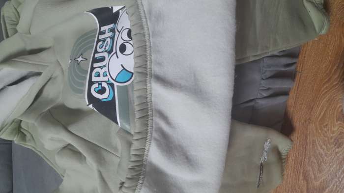 Фотография покупателя товара Толстовка (худи) детская MINAKU: CRUSH, чёрная, рост 134 см - Фото 4