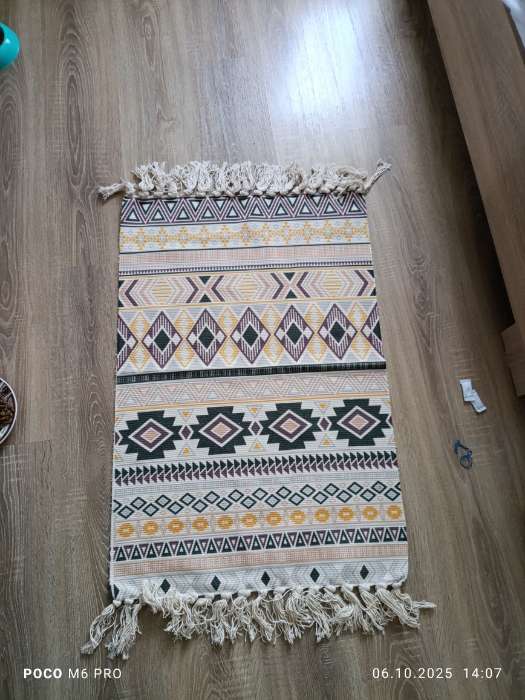 Фотография покупателя товара Ковер Этель «Тропики», 60×150 см, 50% хл, 50% п/э - Фото 2