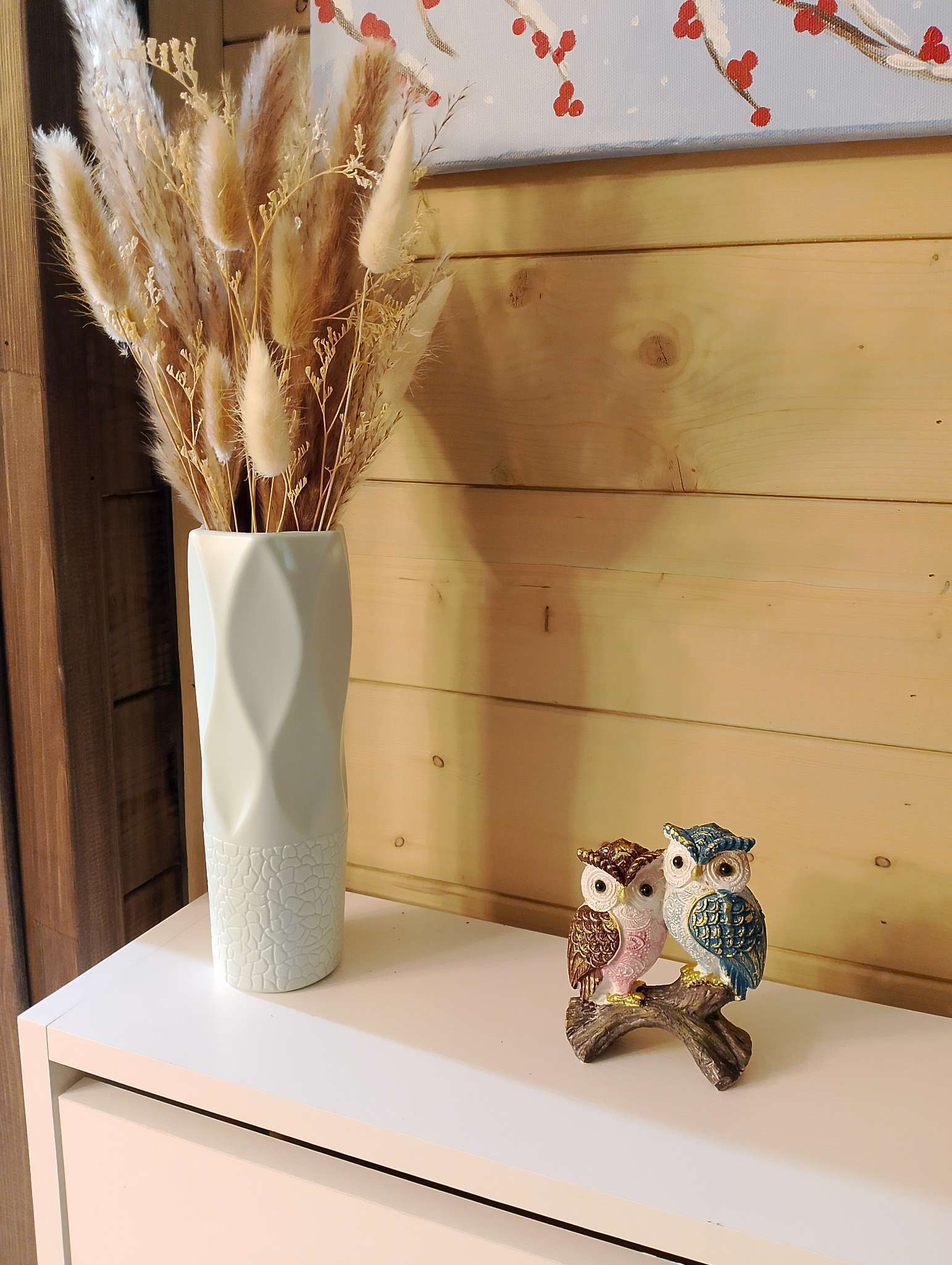 Фотография покупателя товара Ваза для цветов, пластик, 7×7×20.8 см, зелёная - Фото 1