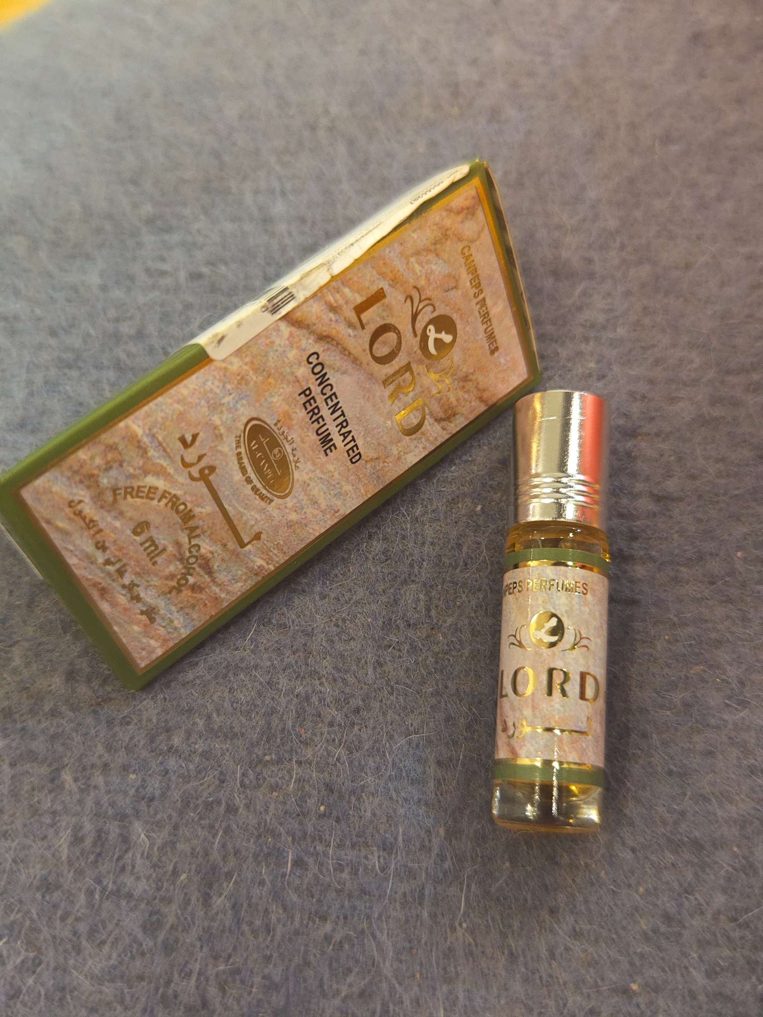 Фотография покупателя товара Духи масляные мужские Lord, 6 мл - Фото 1