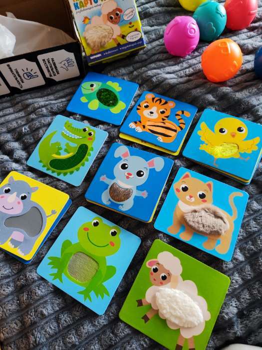 Фотография покупателя товара Развивающий набор «Тактильные карточки» - Фото 2