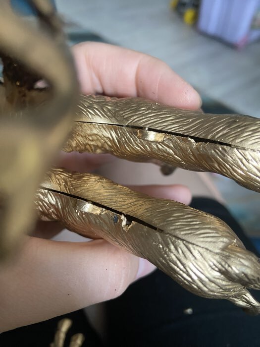 Фотография покупателя товара Ёлочные игрушки 2 шт. «Зимнее волшебство. Благородный олень» пластик, 8×15 см, золото - Фото 43