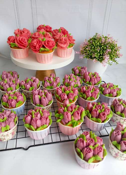 Фотография покупателя товара Насадка кондитерская KONFINETTA «Тюльпан», d=3 см, выход 1.7 см, нержавеющая сталь - Фото 1