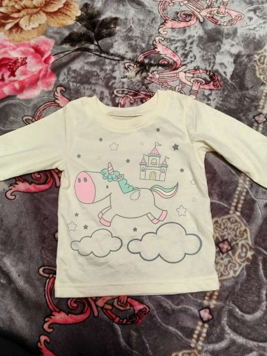 Фотография покупателя товара Лонгслив для девочки, рост 104 см, светло-бежевый - Фото 1