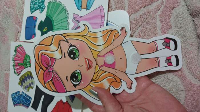 Фотография покупателя товара Игра на липучках «Вечерний образ» - Фото 5