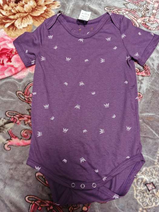 Фотография покупателя товара Боди детское MINAKU, рост 68-74 см, фиолетовое - Фото 1