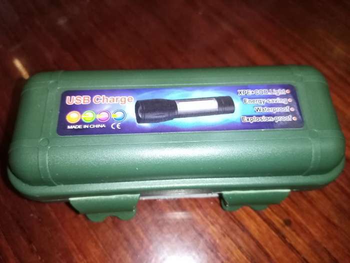 Фотография покупателя товара Фонарь ручной аккумуляторный, 5 Вт, 500 мАч, 200 Лм, 3 режима, 9.5×2.5 см - Фото 1