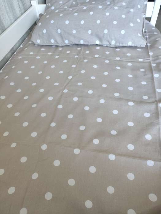 Фотография покупателя товара Постельное бельё 1.5-спальное «Этель. Горошек», бязь - Фото 1