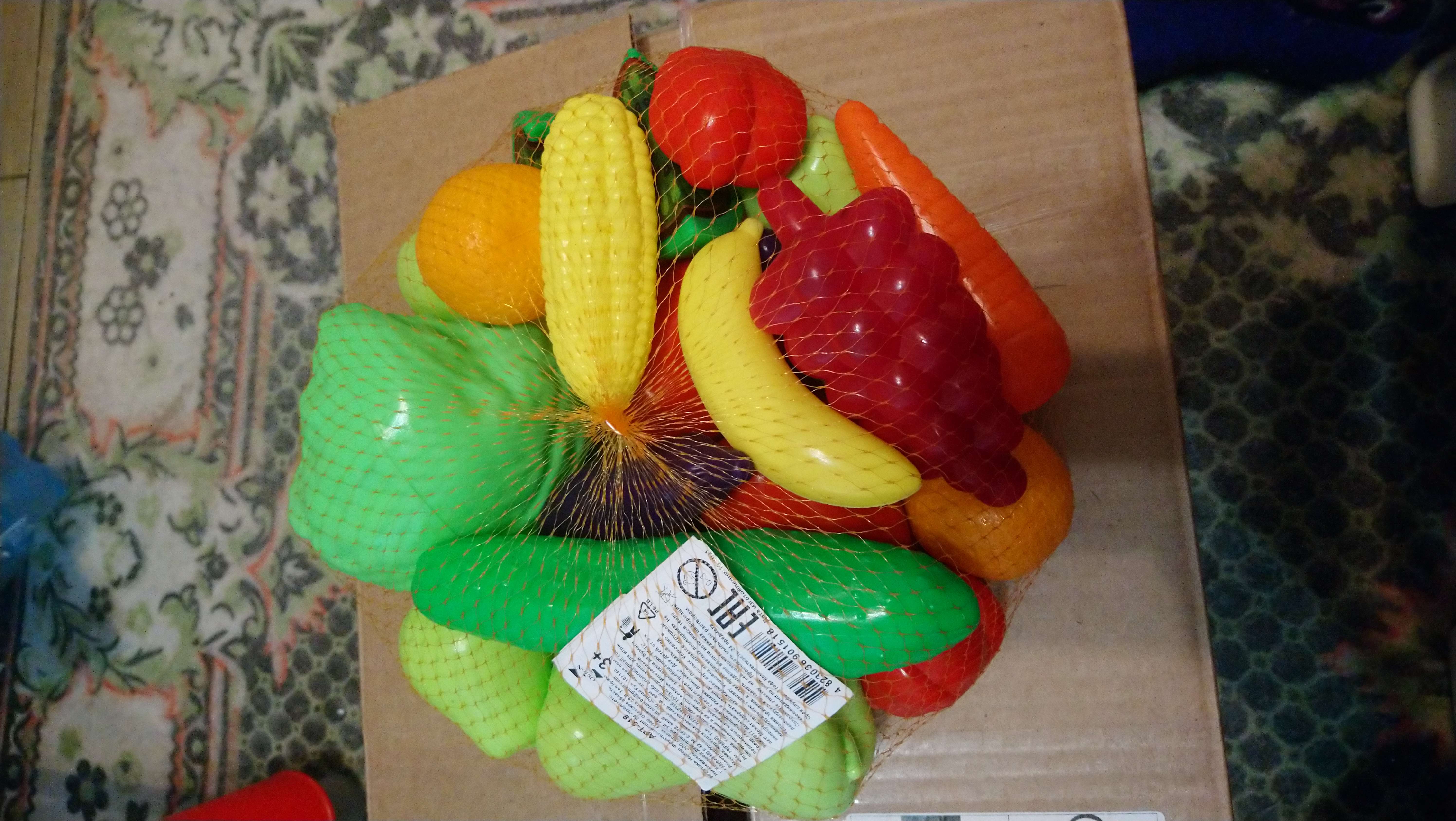 Фотография покупателя товара Набор «Фрукты-овощи» 24 предмета