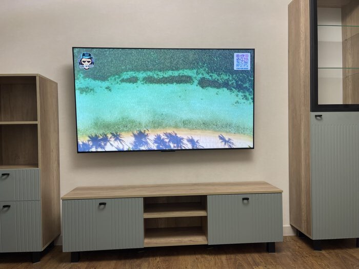 Фотография покупателя товара Тумба под ТВ «Олива ТБ – 09», 1602×484×376 мм, цвет дуб каньон/MF12 - Фото 2