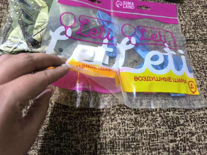 Фотография покупателя товара Воздушные шары латексные 12" «Хром», 5 шт., синие - Фото 36