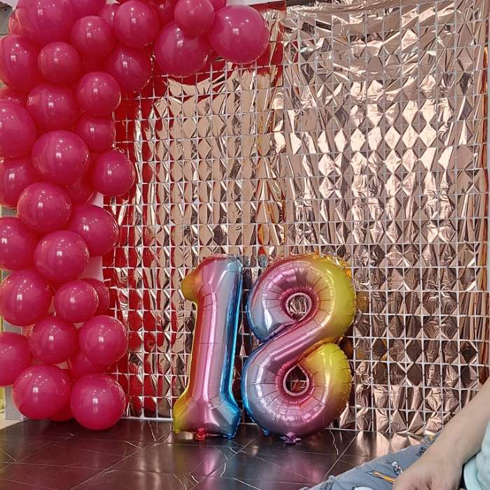 Фотография покупателя товара Воздушный шар фольгированный 40" «Цифра 2» - Фото 1