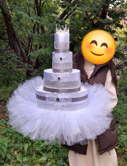 Фотография покупателя товара Топпер для торта «Корона принцессы», цвет золото - Фото 1