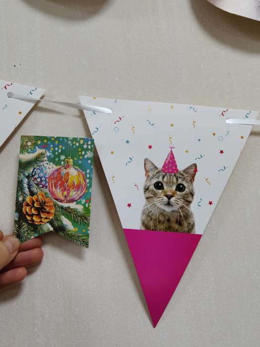 Фотография покупателя товара Гирлянда на ленте «Новый год» ретро, 500 см - Фото 3