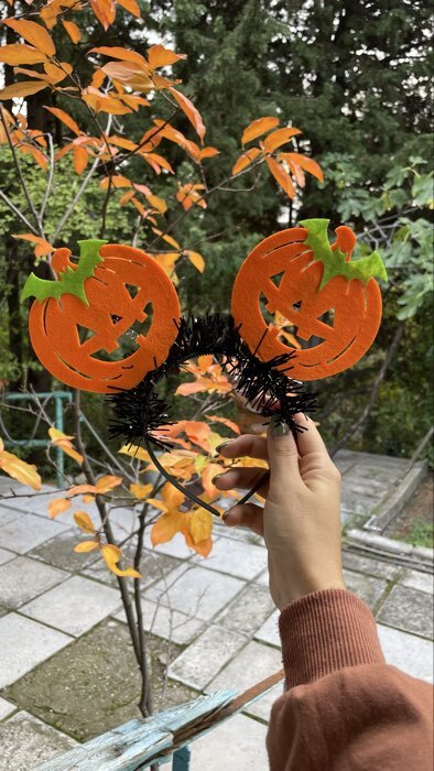 Фотография покупателя товара Карнавальный ободок «Тыквы», на Хэллоуин, МИКС - Фото 1