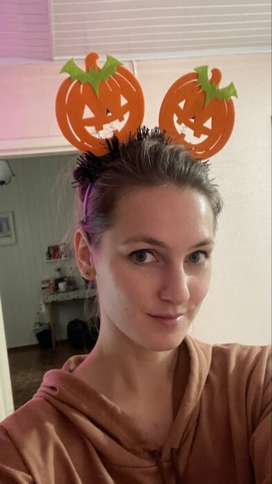 Фотография покупателя товара Карнавальный ободок «Тыквы», на Хэллоуин, МИКС - Фото 2