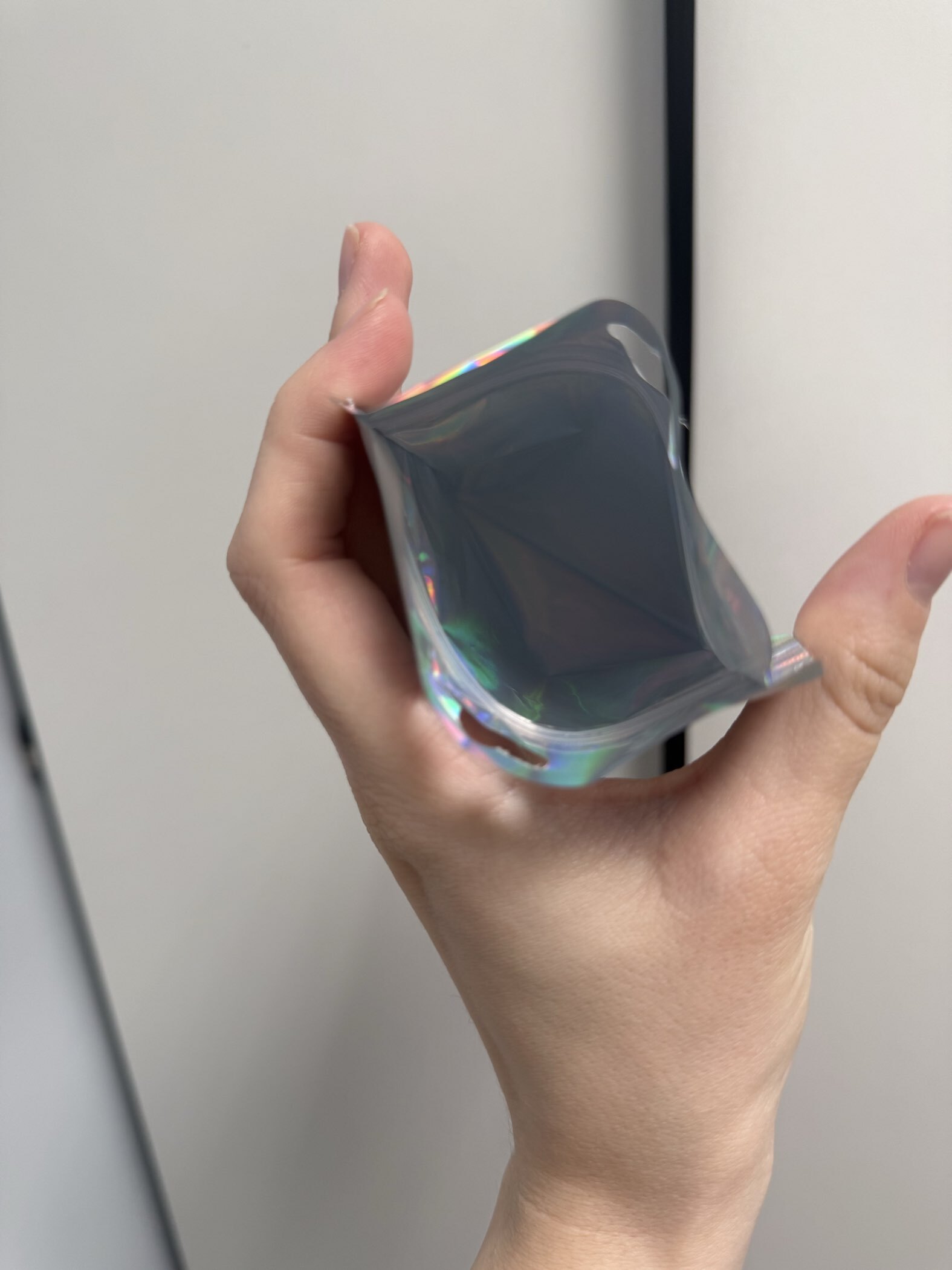 Фотография покупателя товара Пакет Zip - lock ПЭТ, иридисцентный, плоский, еврослот 10×15 см - Фото 5