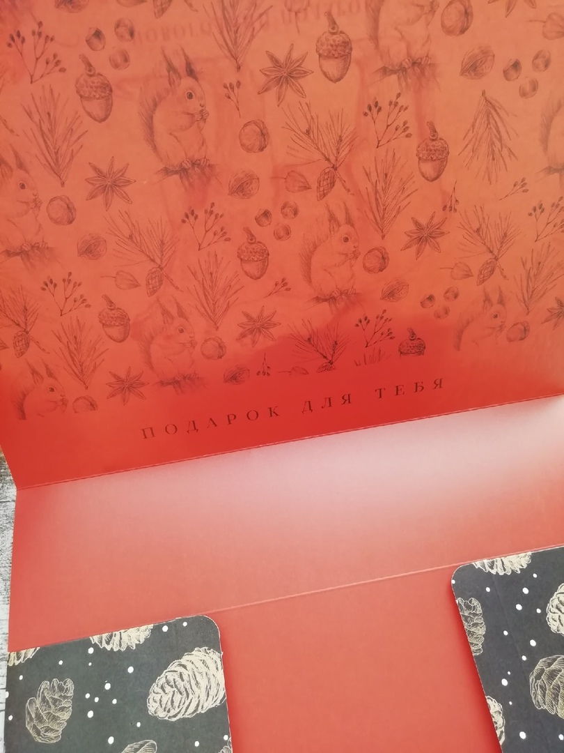 Фотография покупателя товара Коробка складная двухсторонняя «Новогодняя ботаника», 31 × 24,5 × 9 см - Фото 1