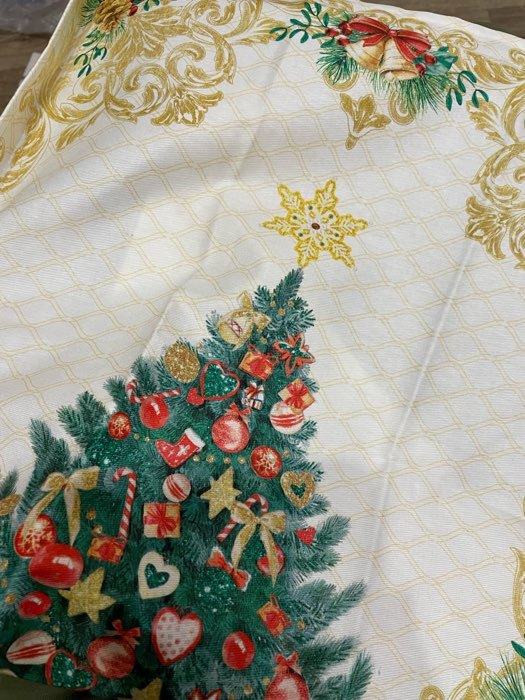 Фотография покупателя товара Новогоднее полотенце "Этель" Golden Christmas 40х73 см, 100% хл, саржа 190 гр/м2