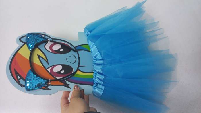 Фотография покупателя товара Юбка для девочки с ободком «Радуга Дэш», My Little Pony - Фото 1