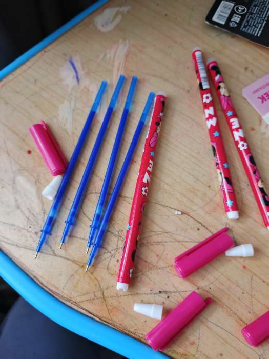 Фотография покупателя товара Ручка пиши стирай, 4 штуки, Микки Маус - Фото 2