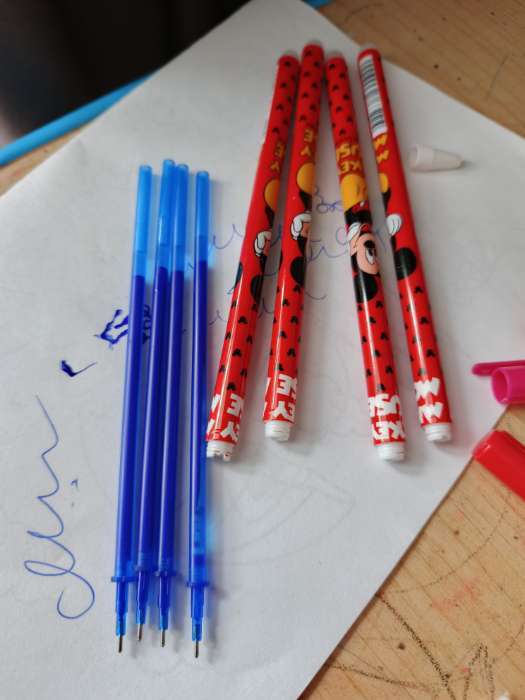 Фотография покупателя товара Ручка пиши стирай, 4 штуки, Микки Маус - Фото 3