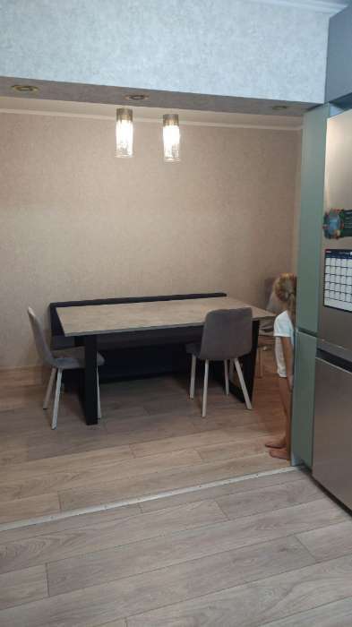 Фотография покупателя товара Стол «Атлант – 10», 1620×950×750 мм, цвет дуб небраска/опора чёрный - Фото 2