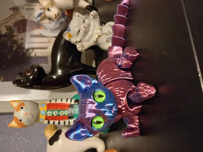 Фотография покупателя товара 3Д - печатная игрушка «Змейка», подвижная, цвет МИКС - Фото 3