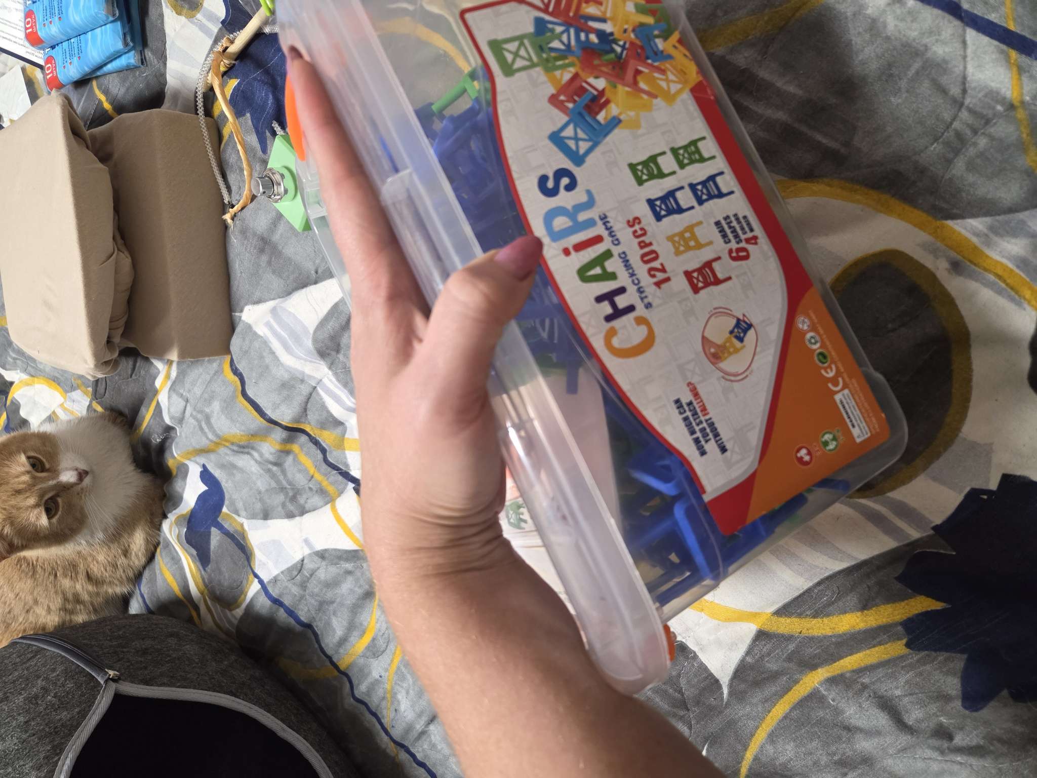 Фотография покупателя товара Настольная игра «Баланс стулья», 36 стульев, 1-8 игроков, 3+ - Фото 5