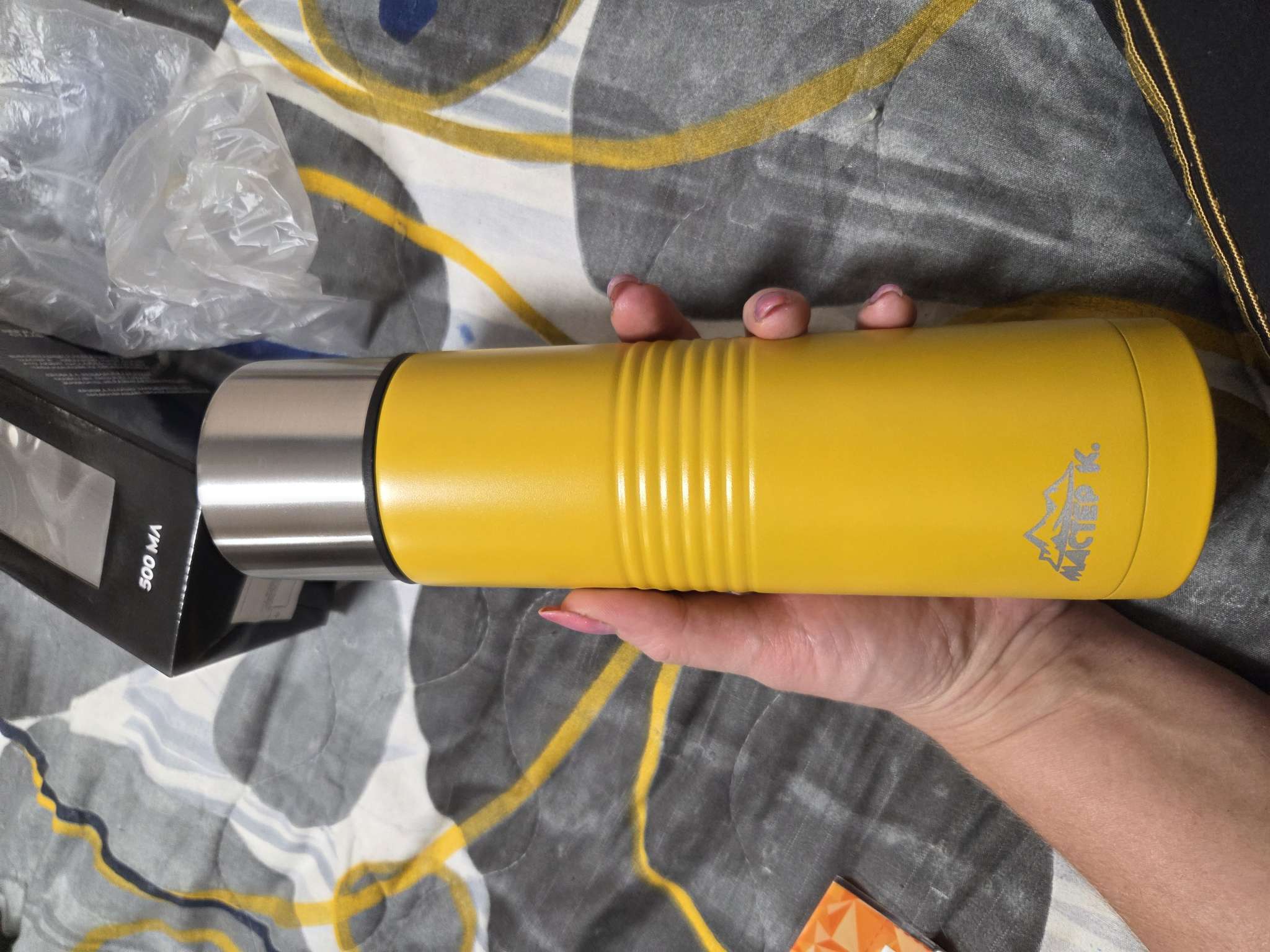 Фотография покупателя товара Термос Мастер К Space, 500 мл, с кружкой, сохраняет тепло 8 ч, нержавеющая сталь, красный - Фото 5