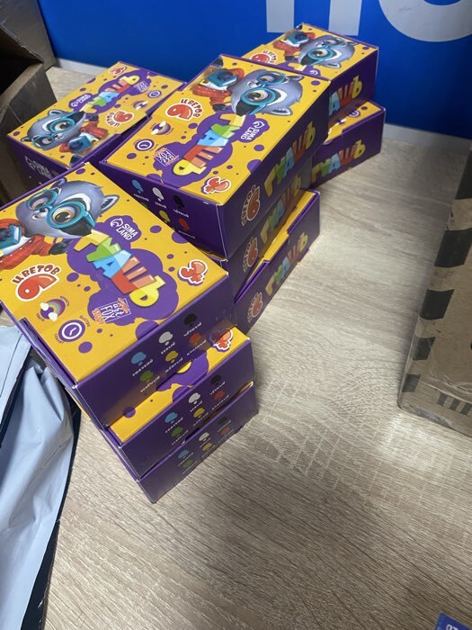 Фотография покупателя товара Гуашь 6 цветов 20 мл художественная - Фото 4