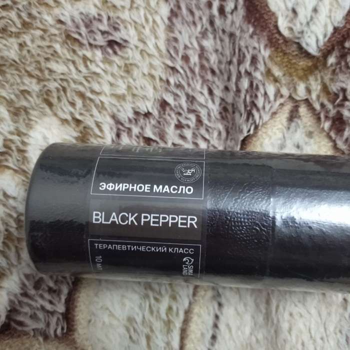 Фотография покупателя товара Эфирное масло «Чёрный перец», 10 мл, в тубусе - Фото 1