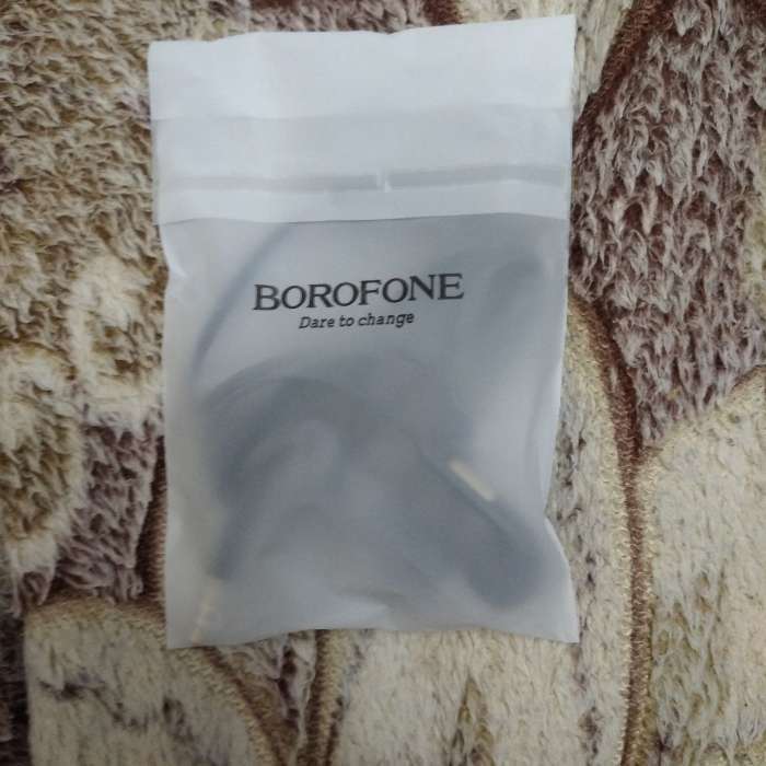 Фотография покупателя товара Наушники Borofone BM55 Sonido, вкладыши, микрофон, Jack 3.5 мм, кабель 1 м, чёрные - Фото 3