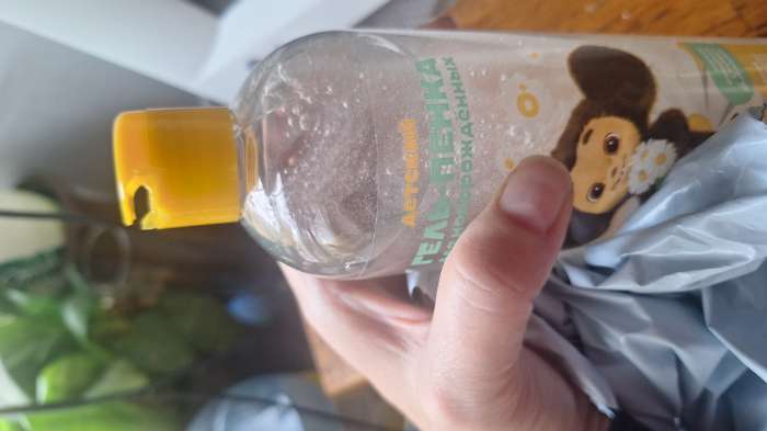 Фотография покупателя товара Гель-пенка для купания с экстрактом ромашки, 500 мл, Чебурашка - Фото 1