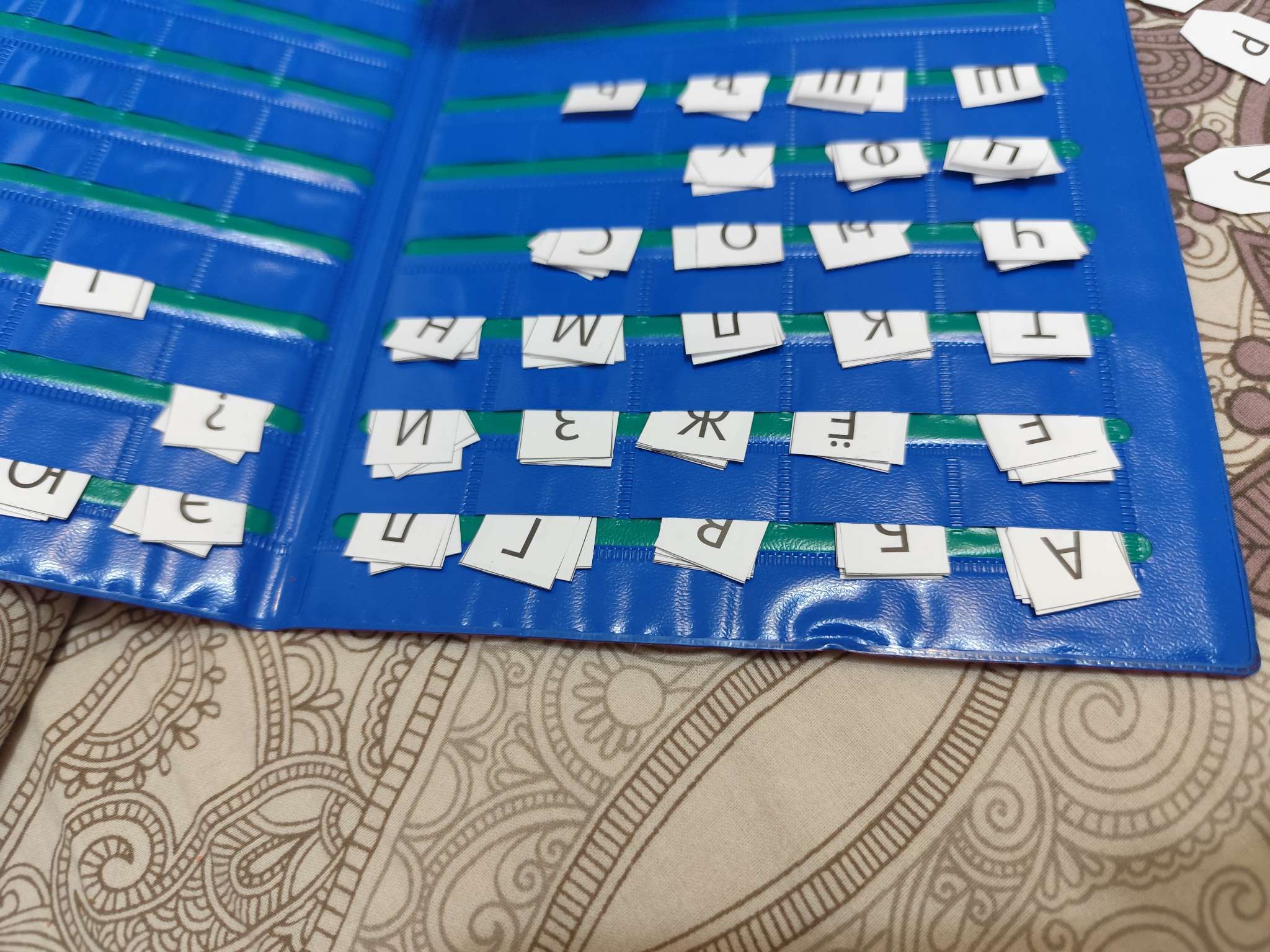 Фотография покупателя товара Касса букв, слогов и счета Calligrata, А5, ПВХ, МИКС - Фото 1