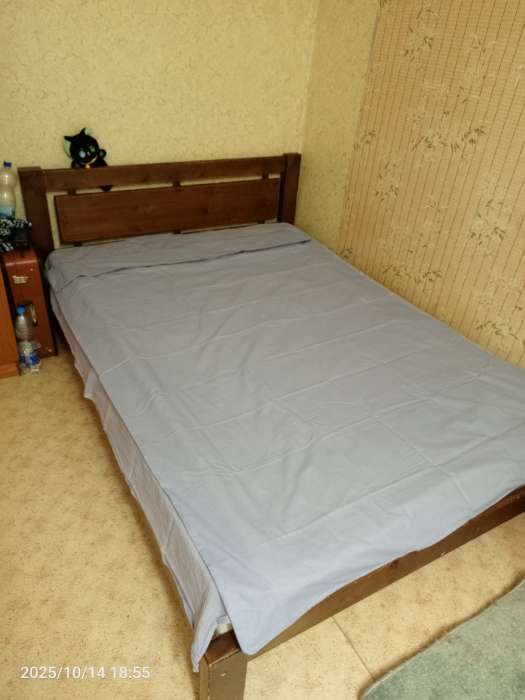 Фотография покупателя товара Пододеяльник евро «Этель» Plain collection, 200×215 см, молочный, поплин - Фото 3