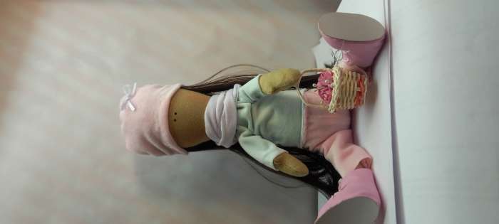 Фотография покупателя товара Набор для шитья. Интерьерная кукла «Линда», 30 см - Фото 2