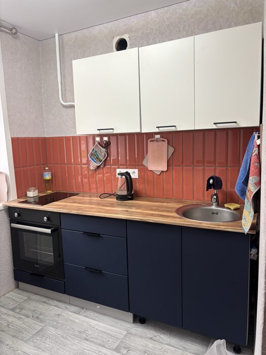 Фотография покупателя товара Шкаф навесной 600 Симпл, 600х300х600, Дуб золотой крафт/Белый - Фото 1