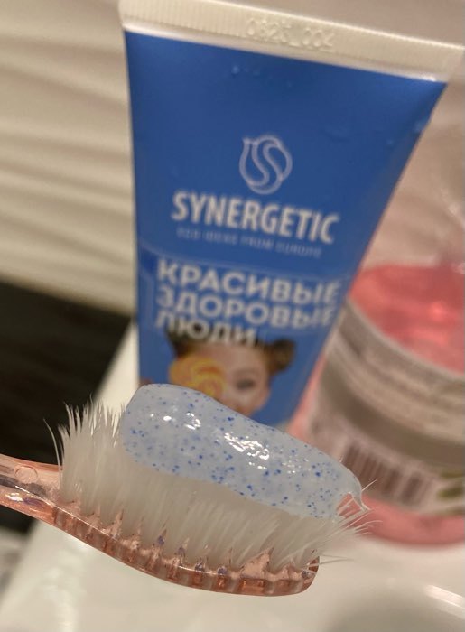 Фотография покупателя товара Зубная паста Synergetic, интенсивное отбеливание, 100 г - Фото 2