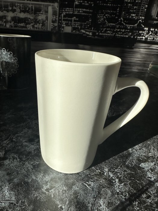 Фотография покупателя товара Кружка Доляна «Мандала», 380 мл, фарфор, чёрный узор - Фото 2