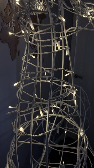 Фотография покупателя товара Гирлянда «Нить» 20 м, IP44, белая нить, 200 LED, свечение тёплое белое, 8 режимов, 220 В - Фото 46