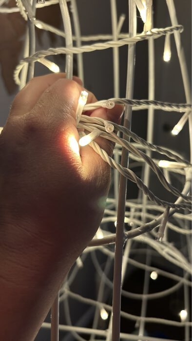 Фотография покупателя товара Гирлянда «Нить» 20 м, IP44, белая нить, 200 LED, свечение тёплое белое, 8 режимов, 220 В - Фото 47