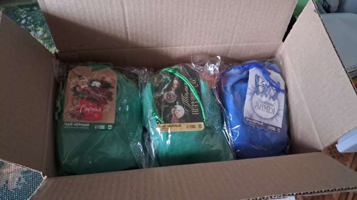 Фотография покупателя товара Чай новогодний чёрный «Тёплых праздников» с мятой, 100 г - Фото 1