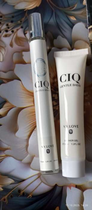 Фотография покупателя товара Парфюмерный набор мужской Ciq Gentle Days: Туалетная вода, 35мл + Гель для душа, 35мл - Фото 1