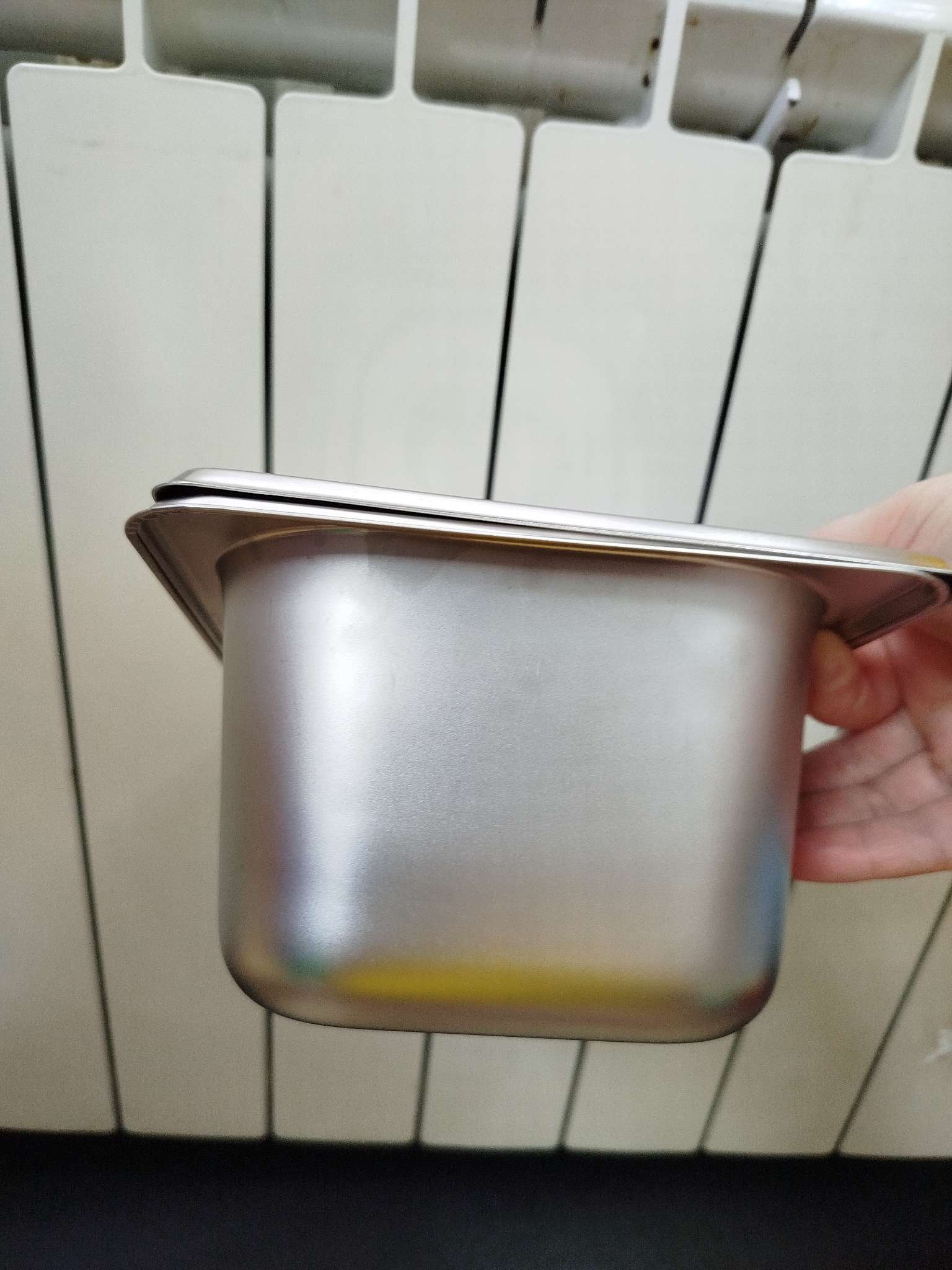 Фотография покупателя товара Гастроемкость GN 1/6 Hanna Knövell, 100 мм, 17.6×16.2×10 см, толщина 0.6 мм, нержавеющая сталь - Фото 3